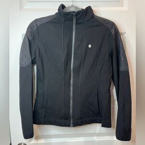 Harley-Davidson Jacket Cordura Ripstop Black Accent Fitted Quilted Riding Small‎